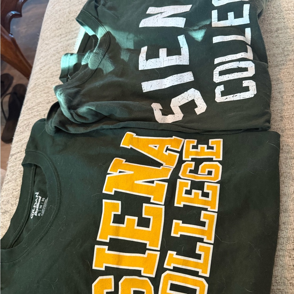 Gildan Green and Yellow Short Sleeve Tees